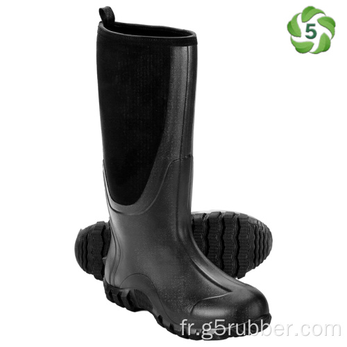 Bottes en caoutchouc pour hommes Bottes de pluie imperméables multi-saison